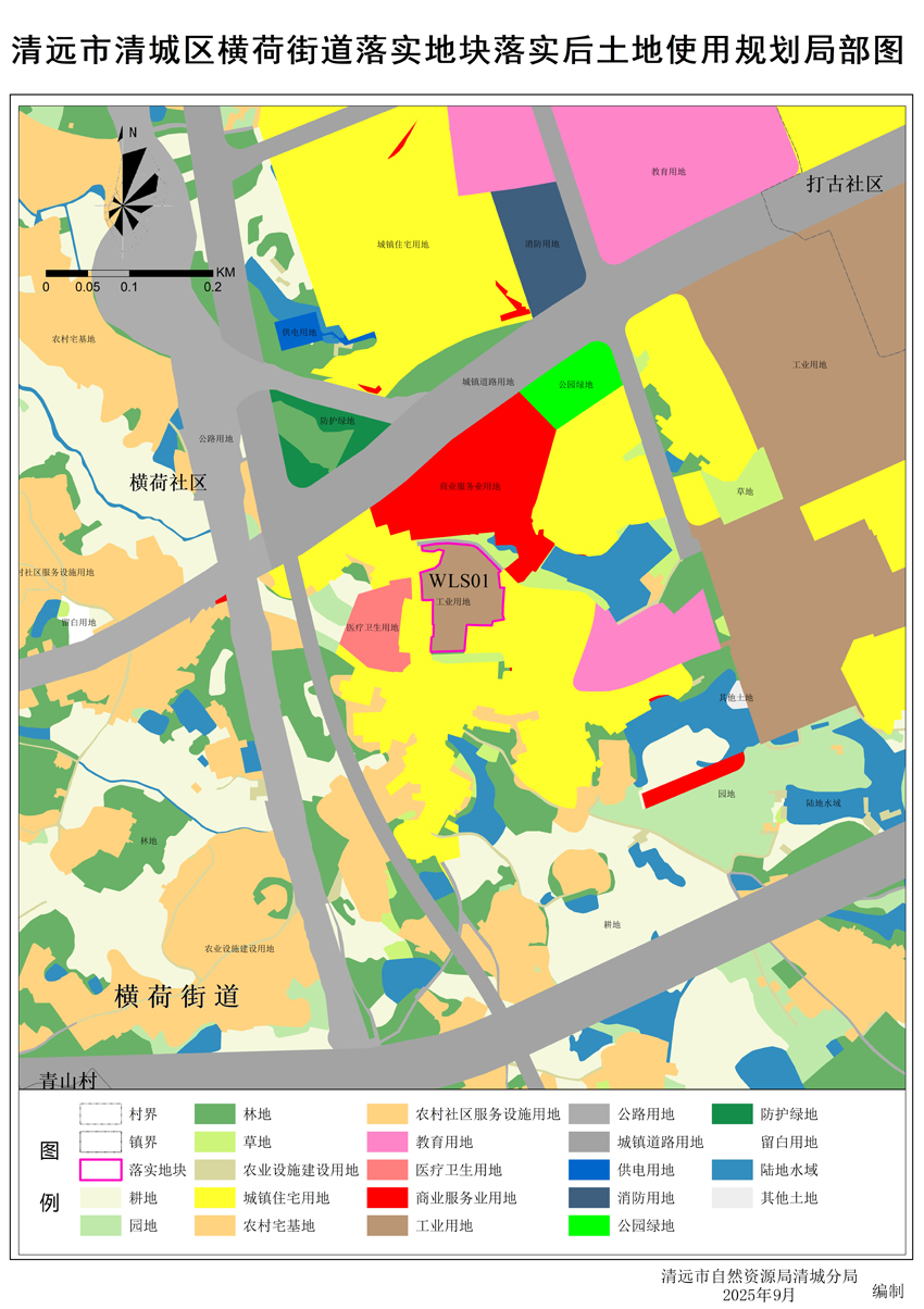 2.清遠市清城區橫荷街道落實地塊落實后土地使用規劃局部圖.jpg